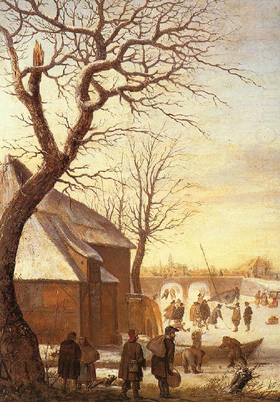 AVERCAMP, Hendrick Winter Landscape  ggg china oil painting image